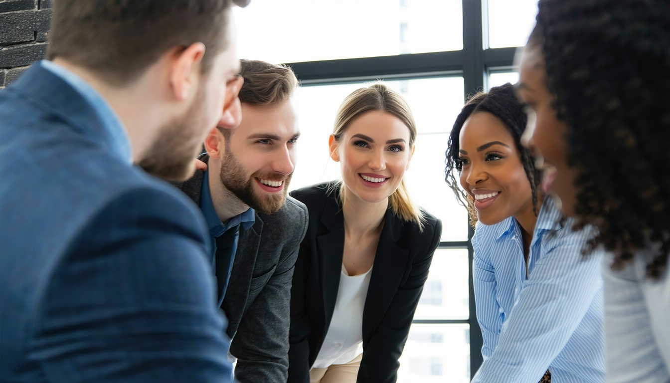 small group of professionals